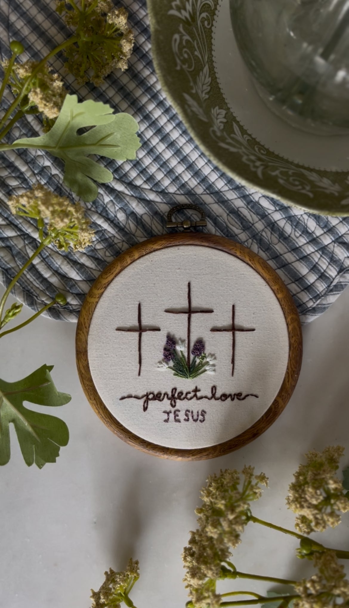 “Perfect Love” Embroidery