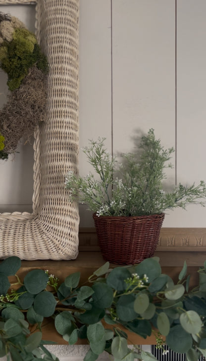 Flower Pot Basket (*florals not included)