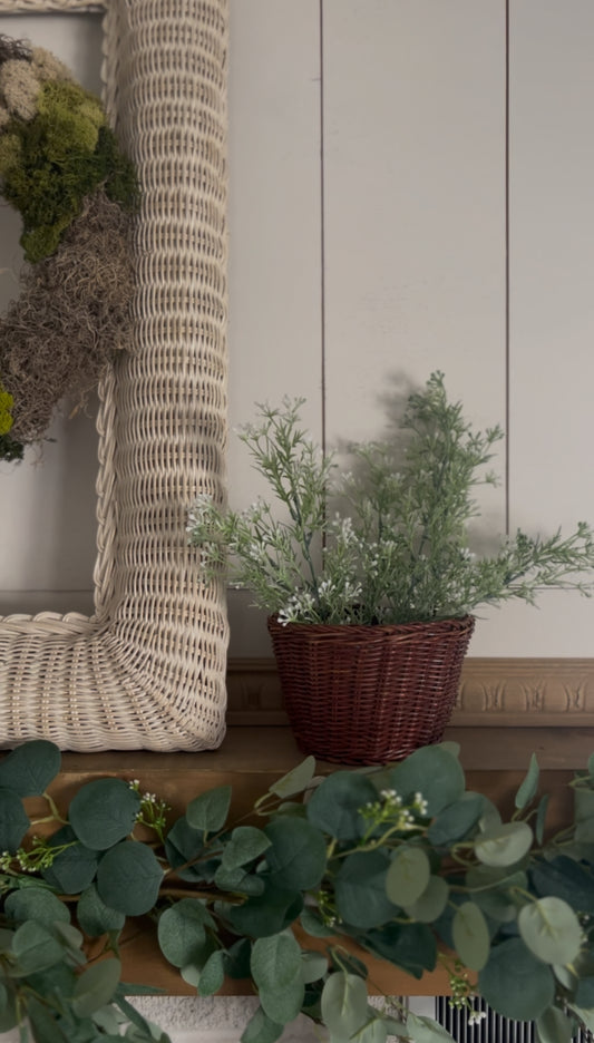 Flower Pot Basket (*florals not included)