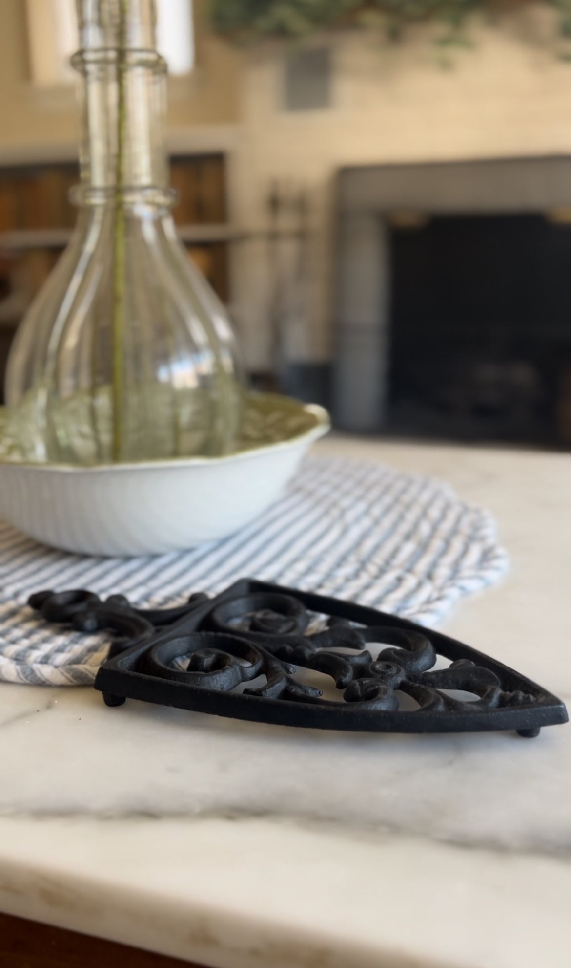Wrought Iron Trivet (3 available, different sizes)