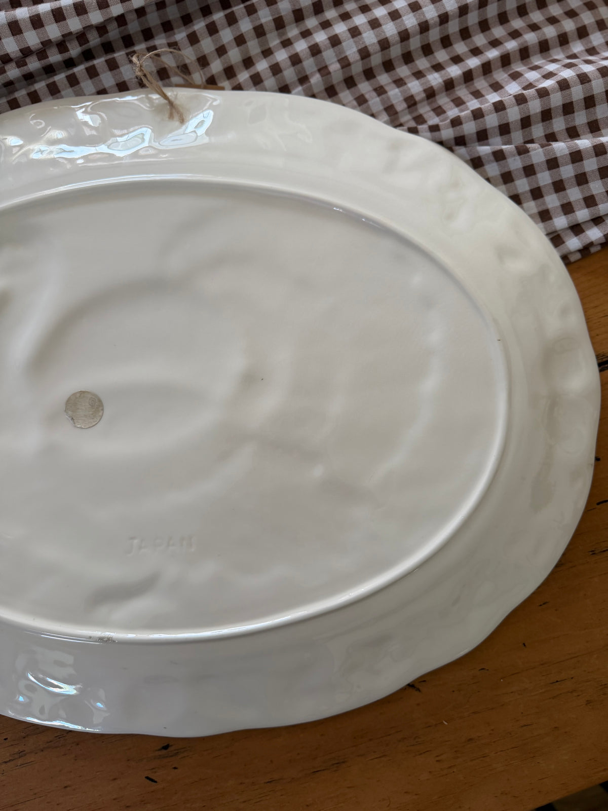 White Turkey Platter