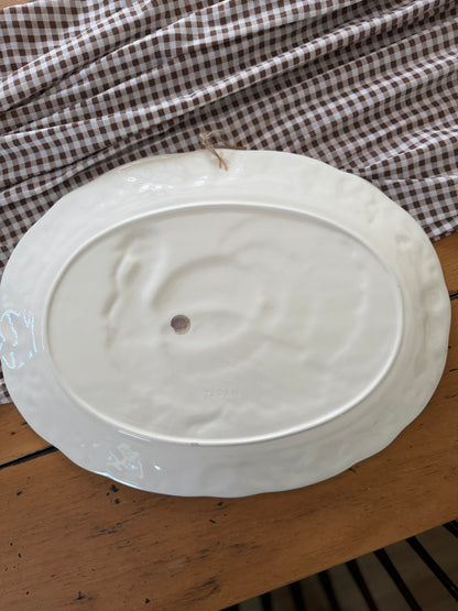 White Turkey Platter