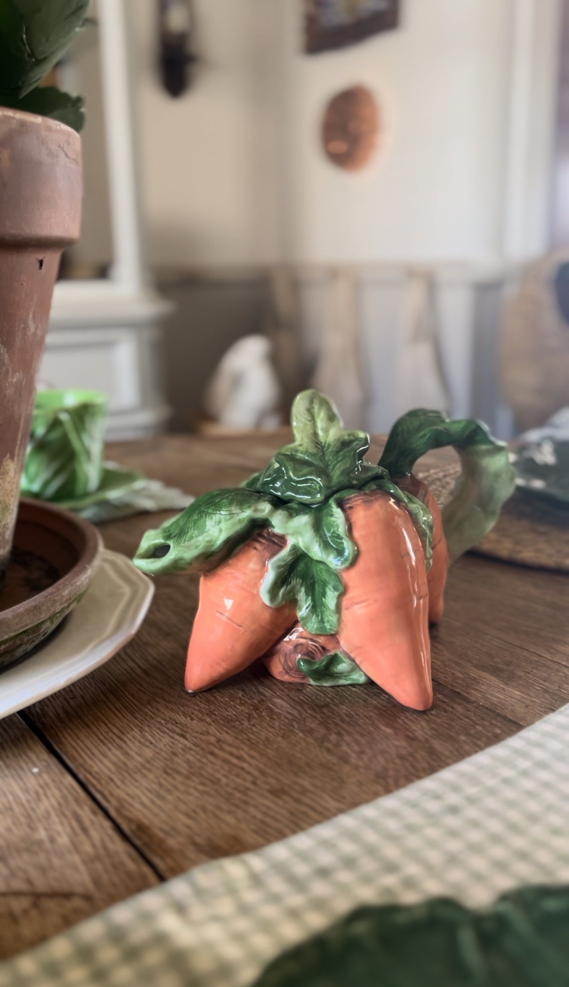Carrot Patch Teapot