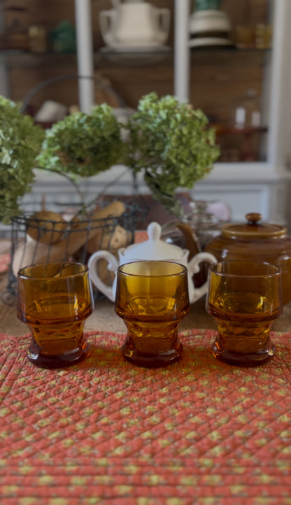 Amber Glassware (sold separately)