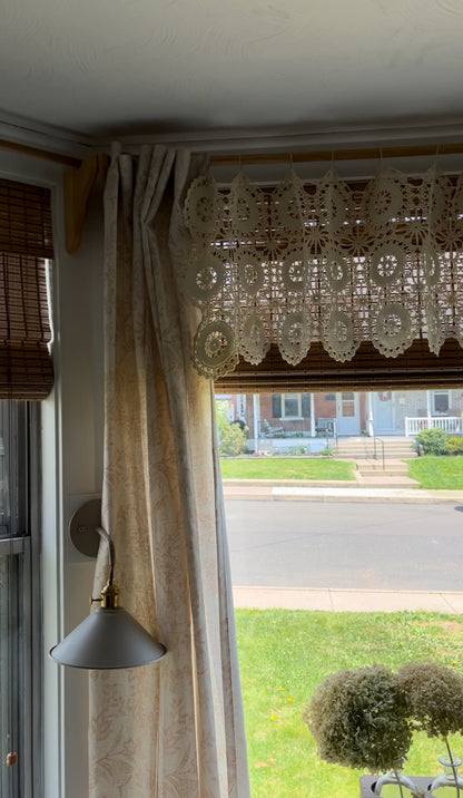 Crocheted Valances (Sold Separately)