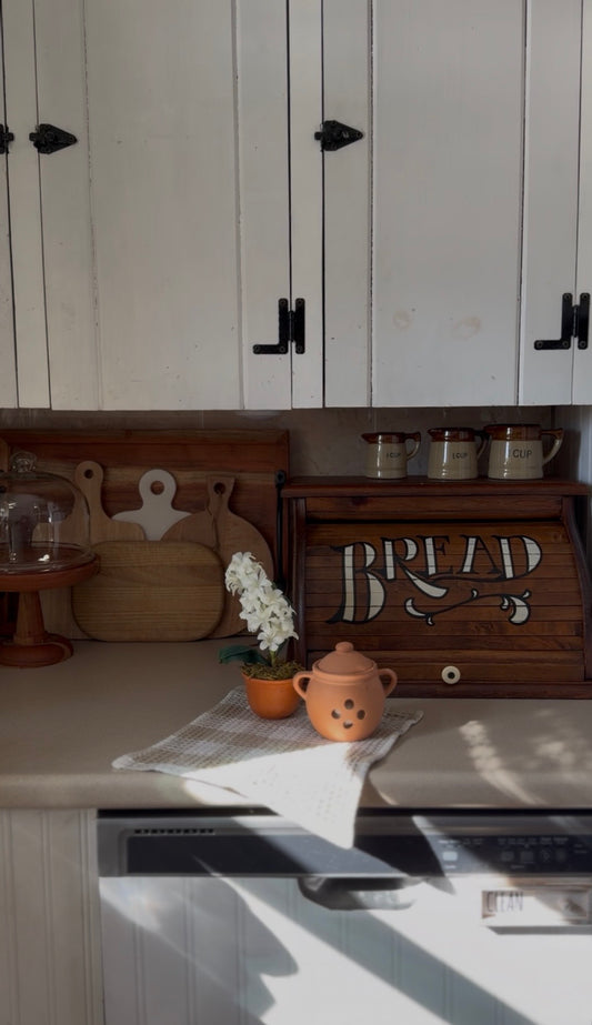 Vintage Wooden Bread Box