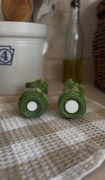 Celery Salt and Pepper Shakers
