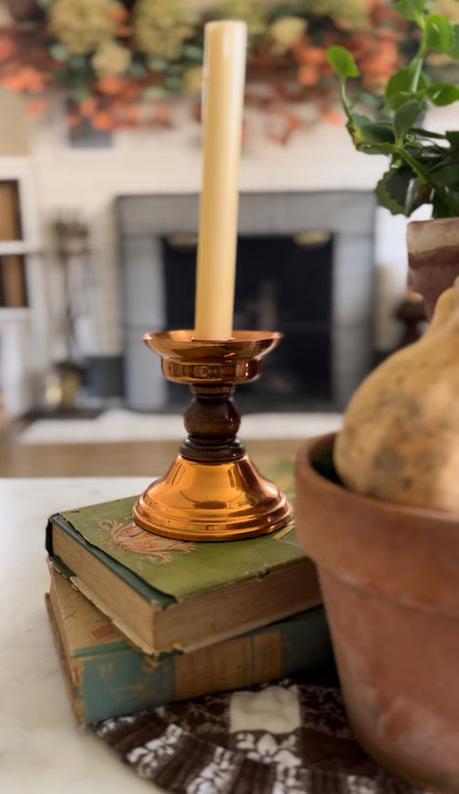 Set of 2 Coppercraft Guild Candle Holders