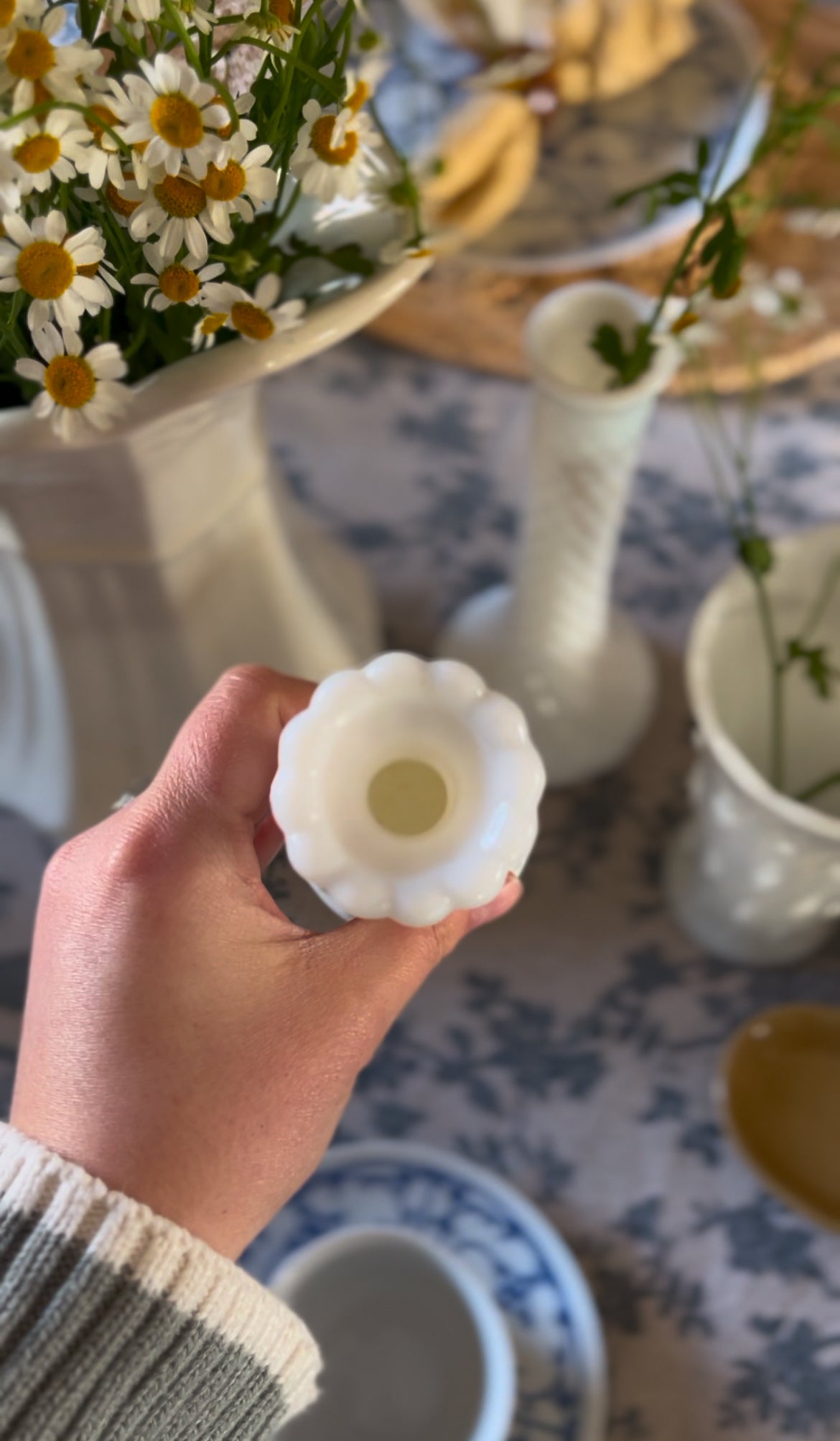 Anchor Hocking Milk Glass Bud Vases (choose from assorted sizes and styles)