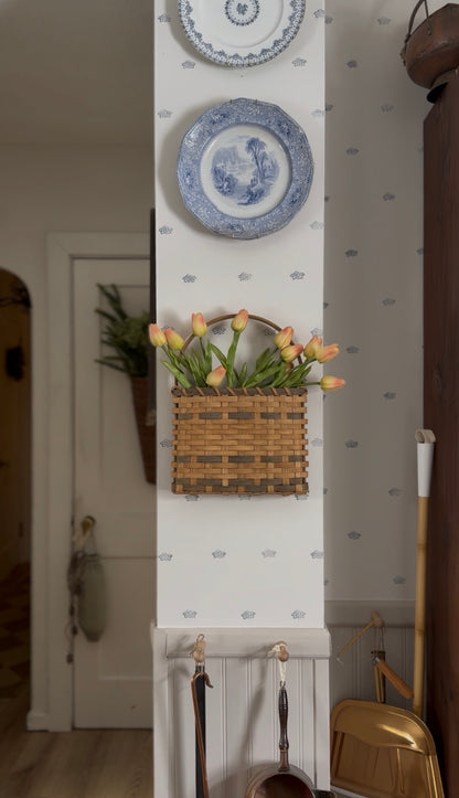 Hanging Door Basket with Tulips