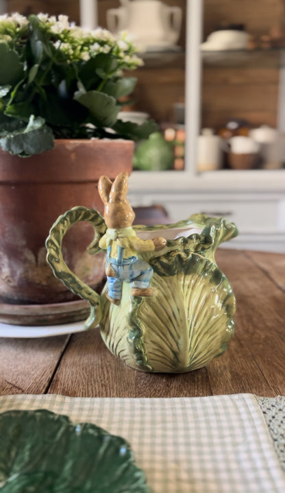 Cabbage Peter Rabbit Pitcher