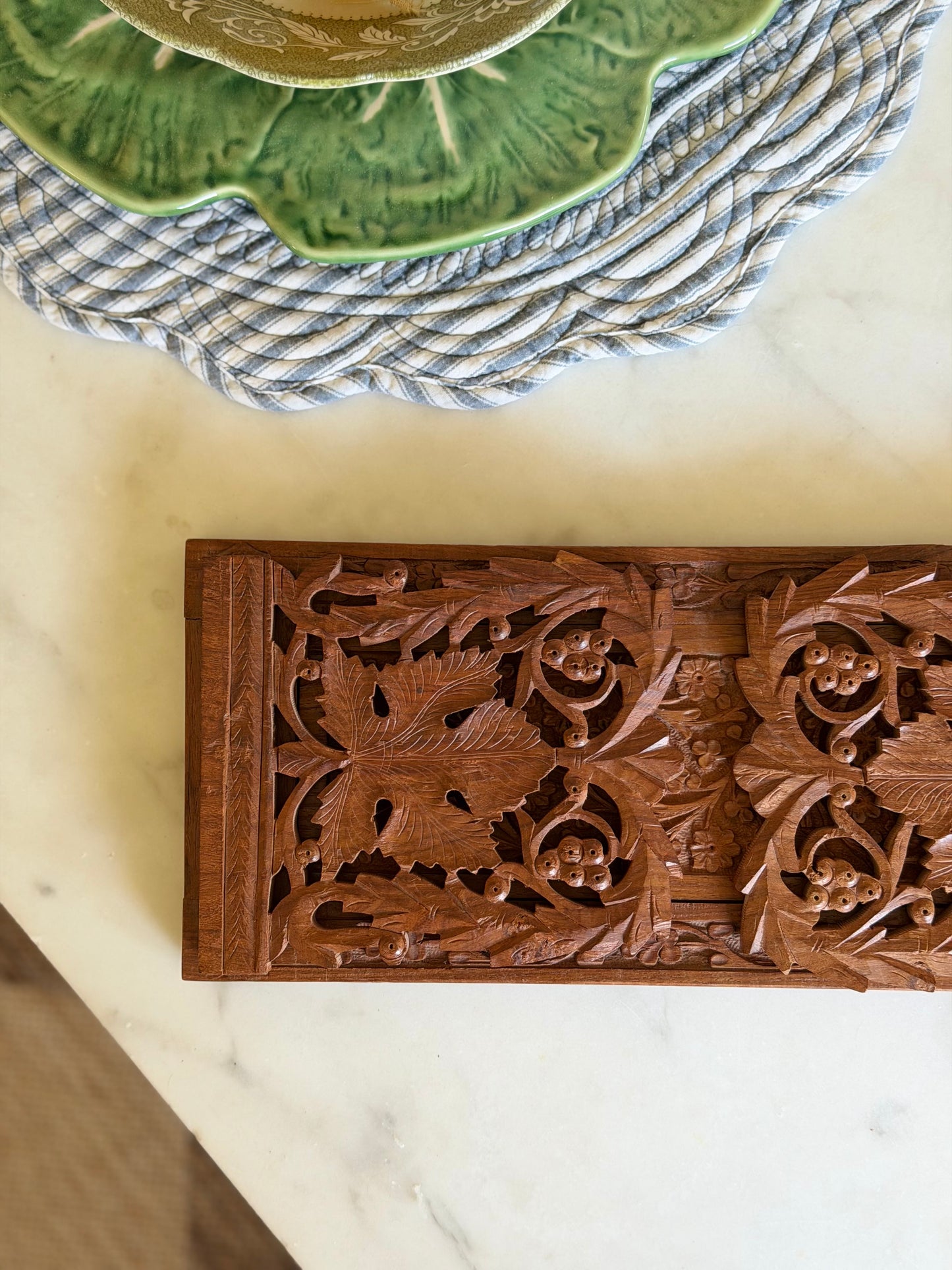 Carved Wooden Book-holder