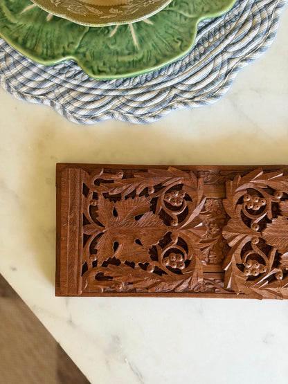 Carved Wooden Book-holder