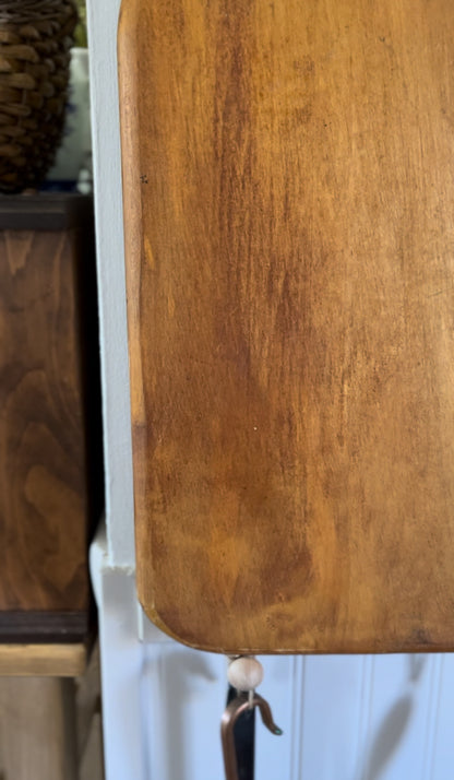 Large Solid Wood Cutting Board with Heart Carving by Foodworks
