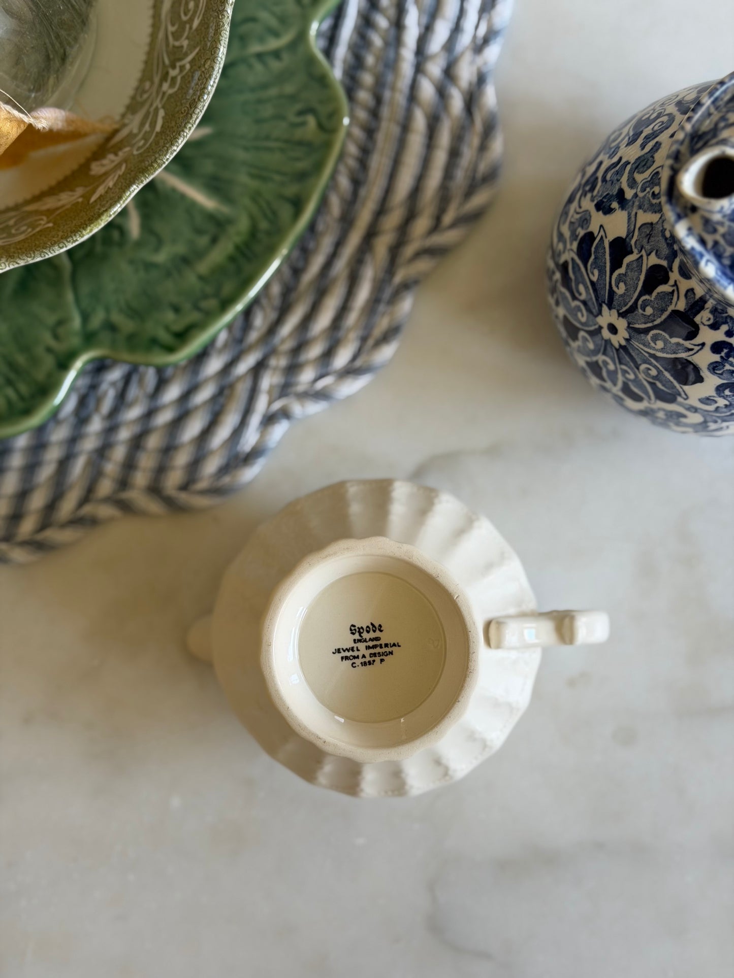 Jewel Imperial Spode Creamer Made in England (from a design c. 1857)