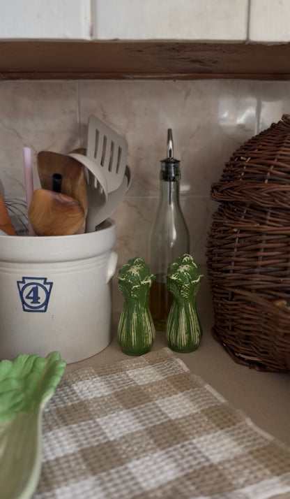 Celery Salt and Pepper Shakers