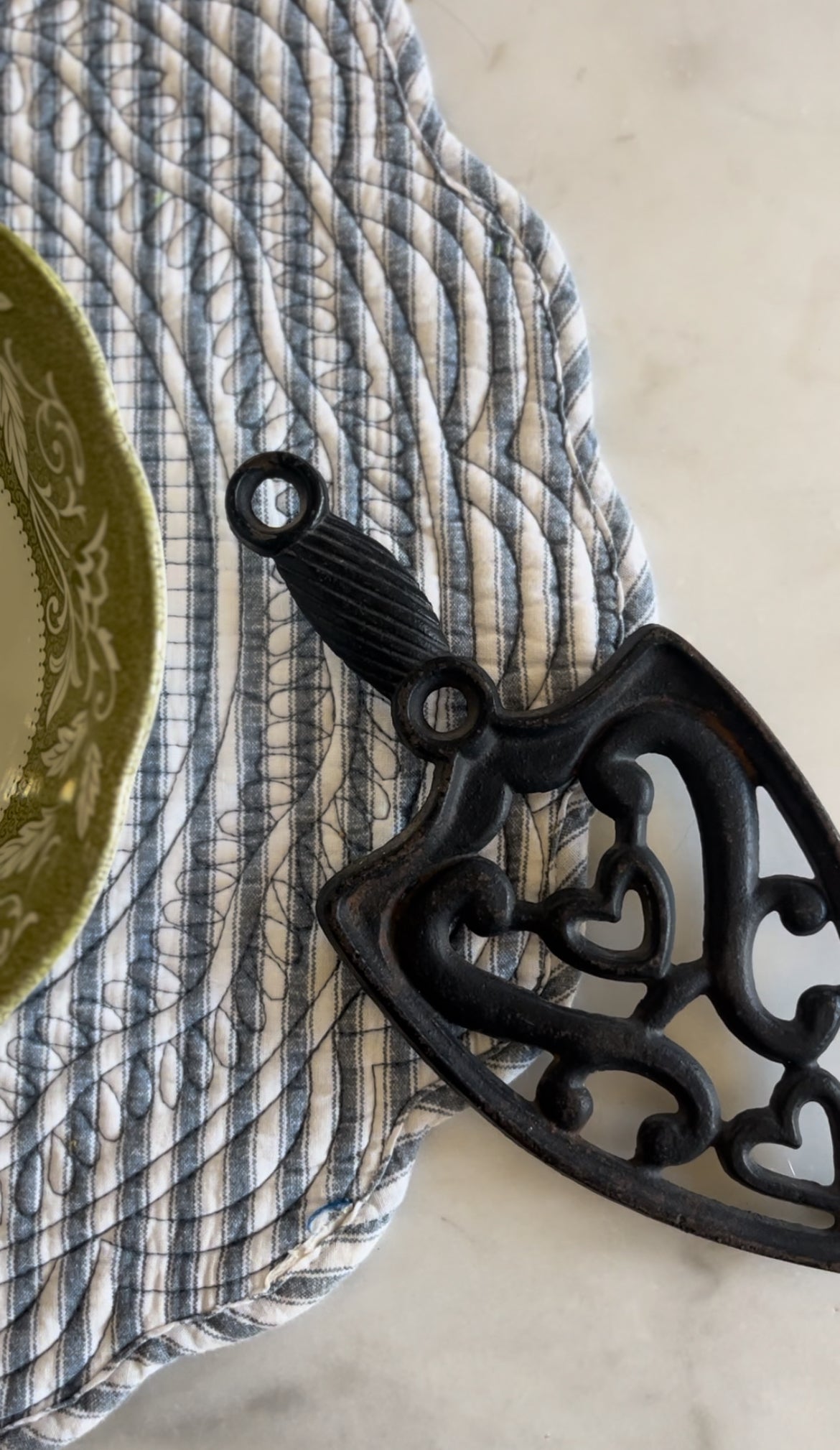 Wrought Iron Trivet (3 available, different sizes)