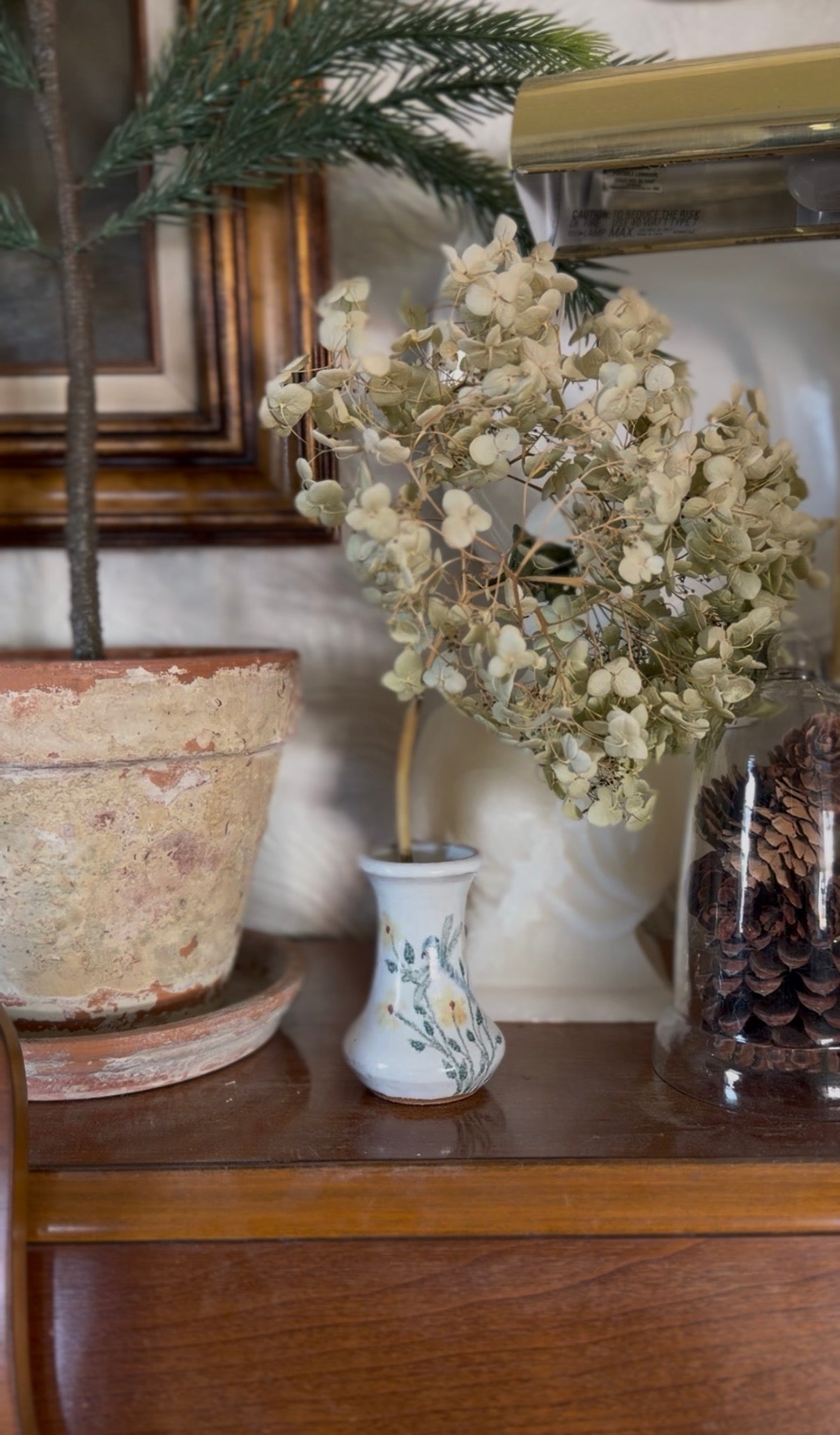Mini Ceramic Floral Bud Vase