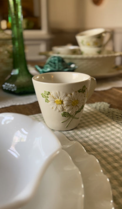Set of 5 Daisy Mugs