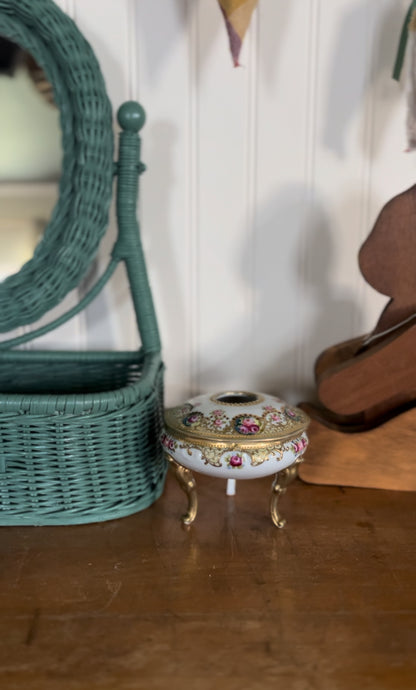 Hand-painted Porcelain Trinket Boxes (sold separately)