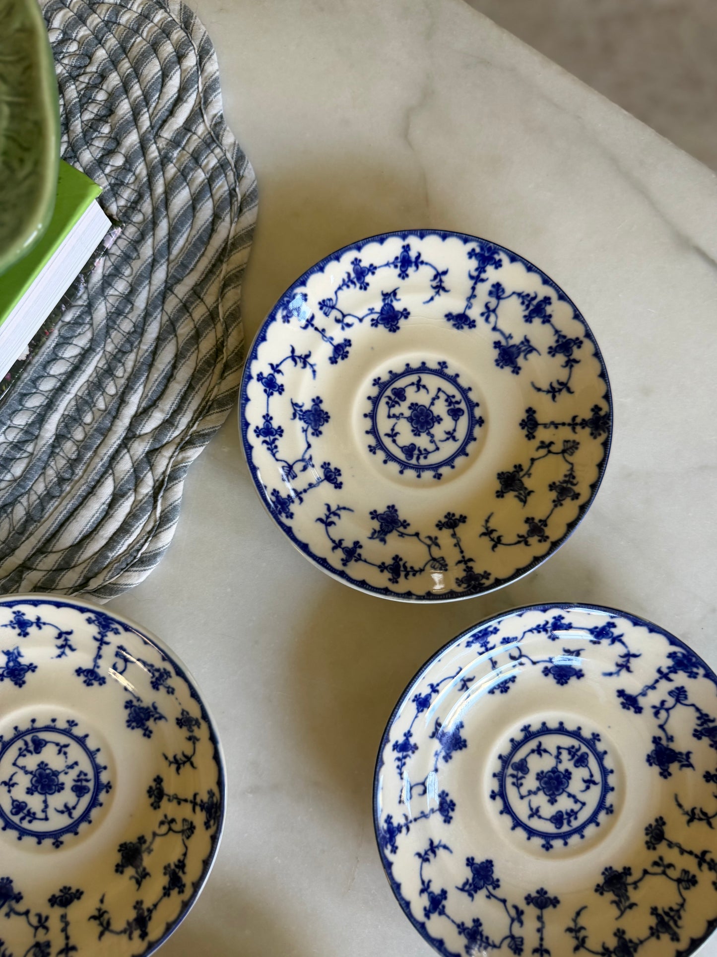 Blue Delft Saucers - (3 left)
