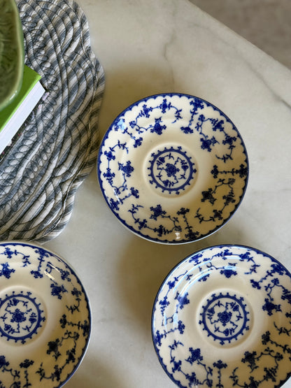 Blue Delft Saucers - (3 left)
