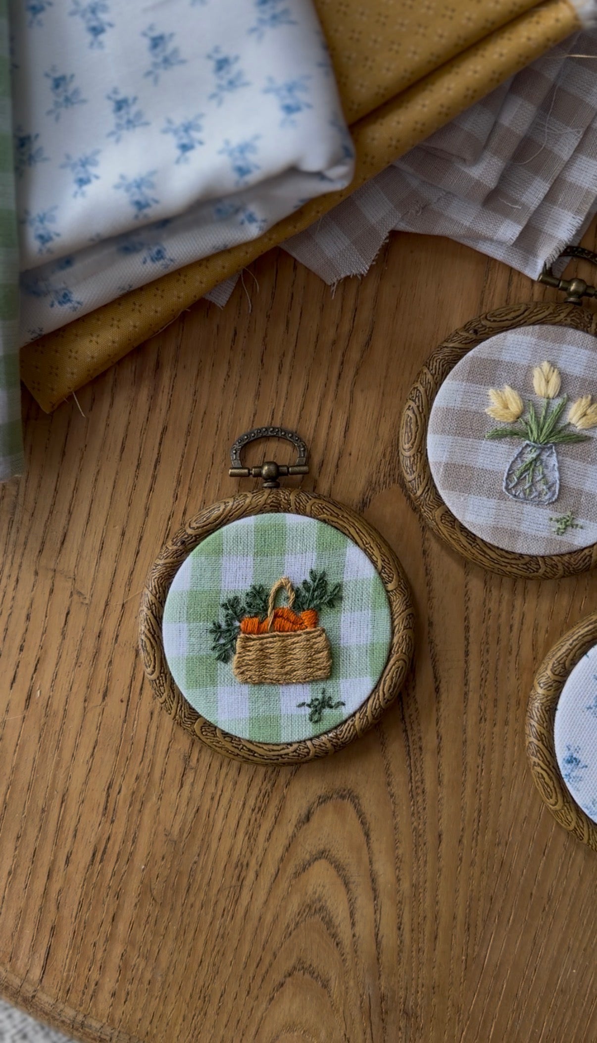 Mini Spring Embroidery Magnets (sold separately)