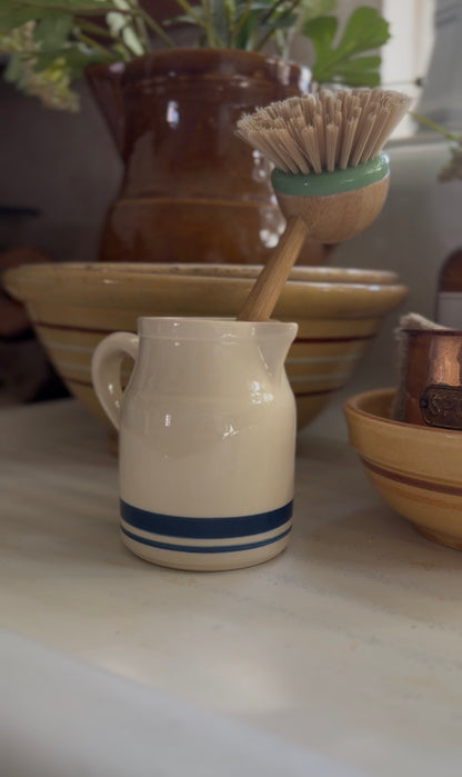Blue Striped Mini Pitcher Roseville Ohio