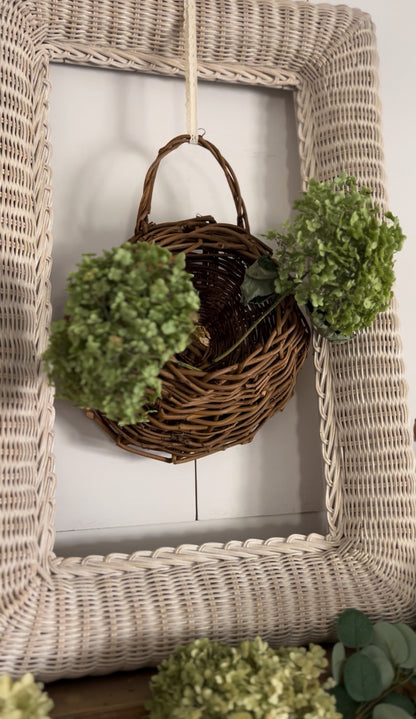 Woven Stick Hanging Basket
