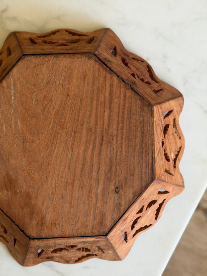 Carved Wooden Tray