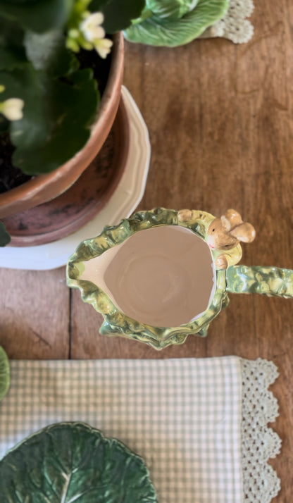 Cabbage Peter Rabbit Pitcher
