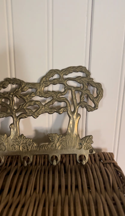 Brass Tree Key Holder