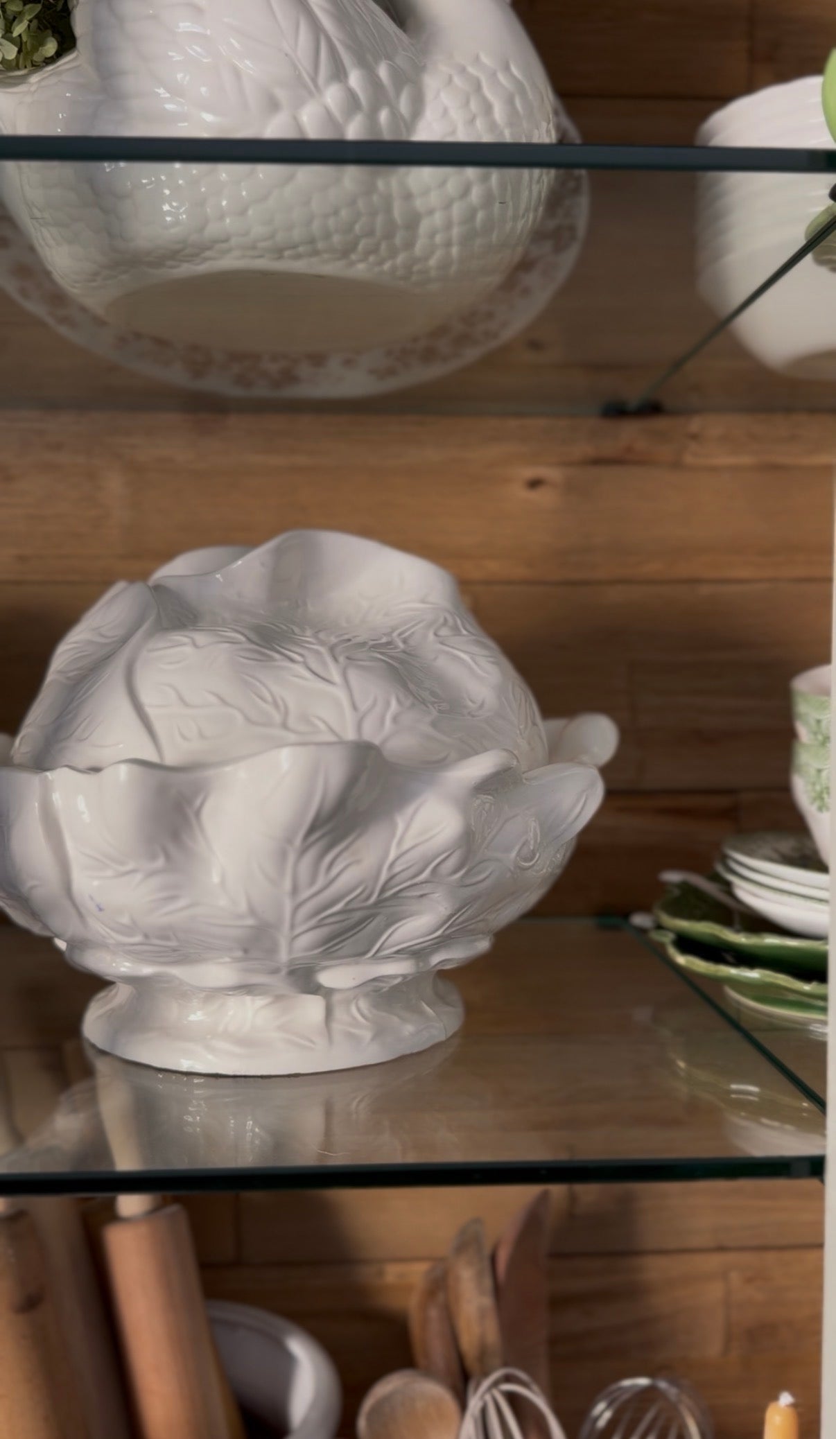 Holland Mold White Cabbage Soup Tureen