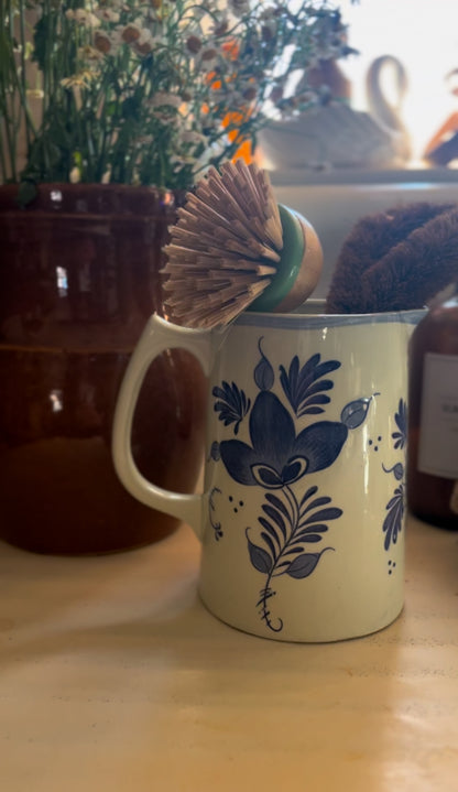 Blue Floral Pitcher