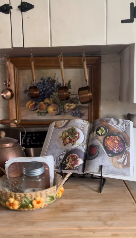 Wrought Iron Cook Book Holder