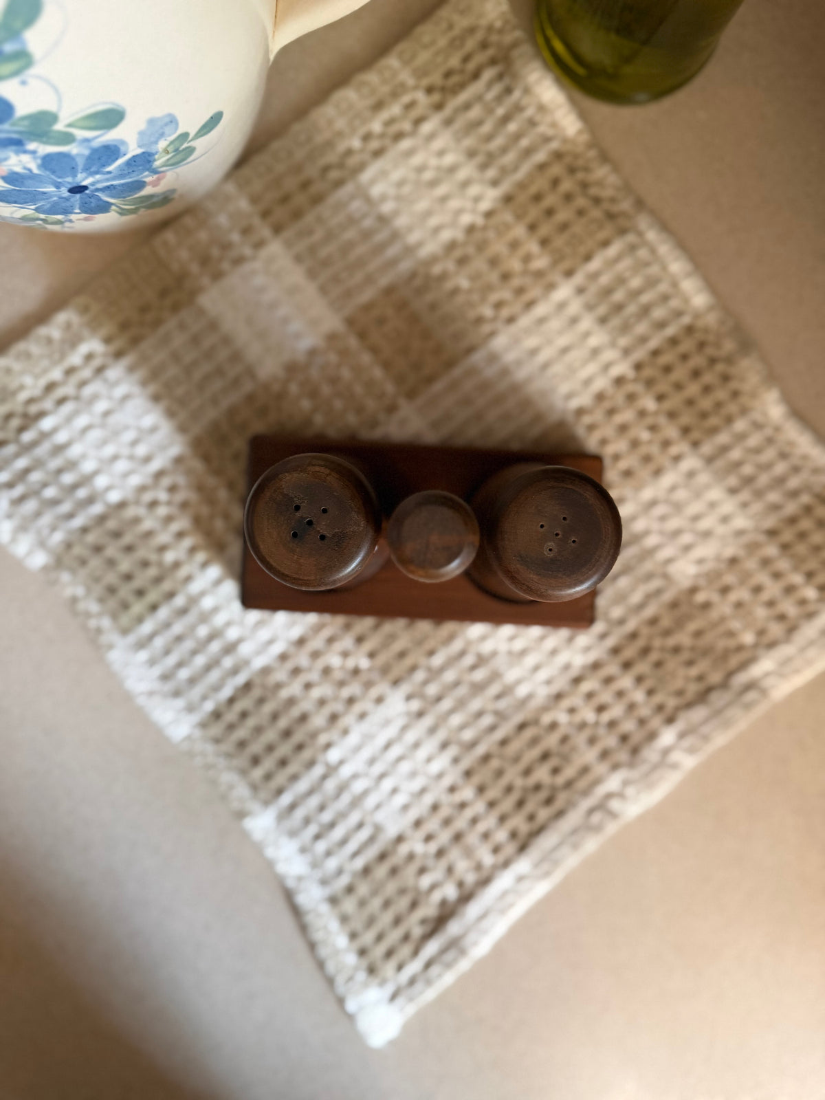 Wooden Salt and Pepper Shaker Set