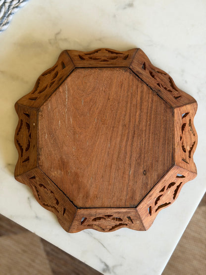 Carved Wooden Tray