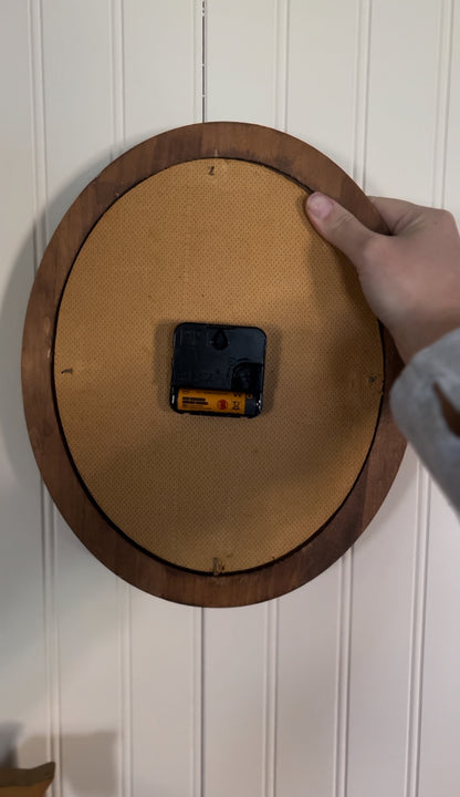 Vintage Wooden Clock