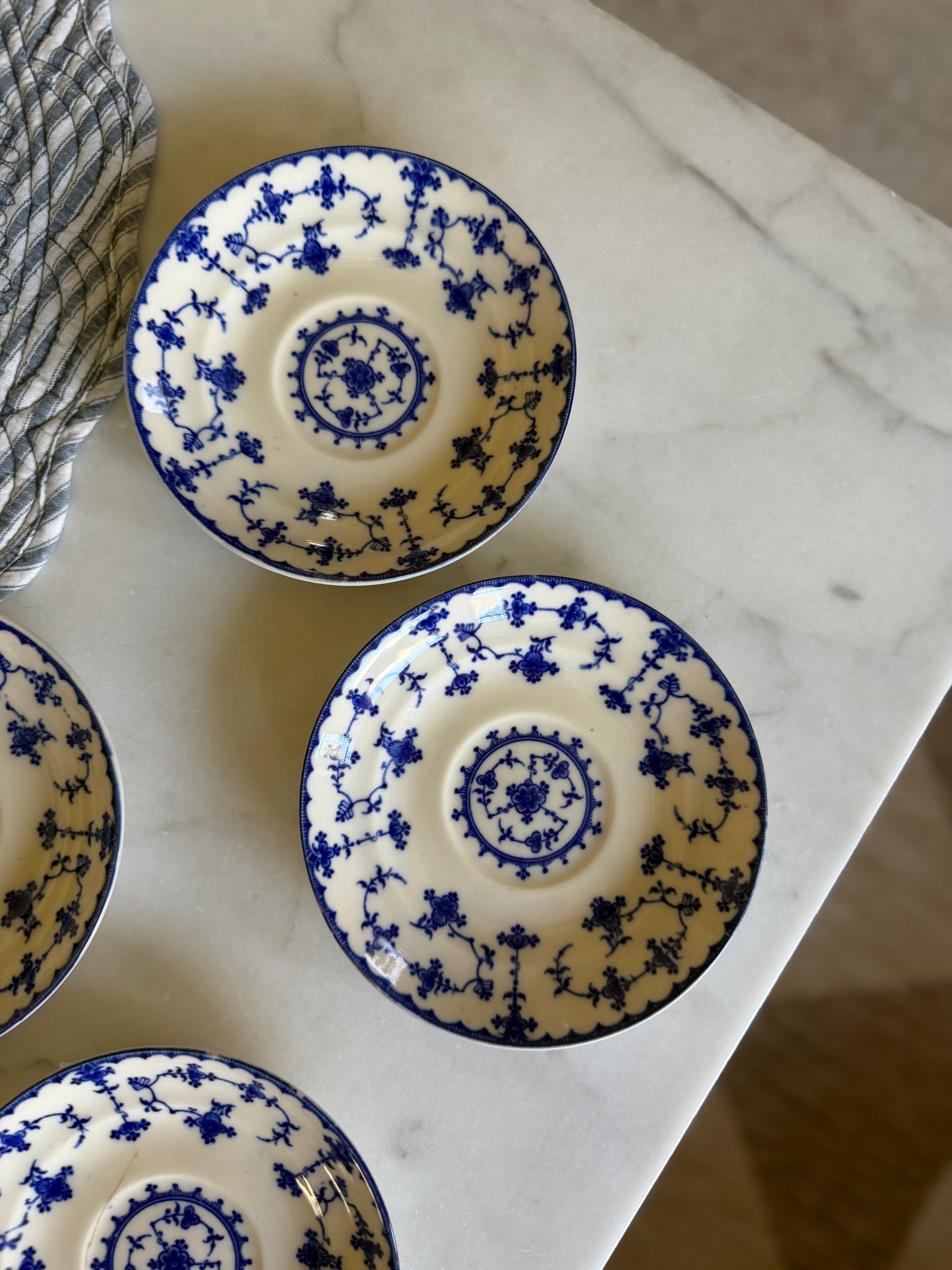 Blue Delft Saucers - (3 left)