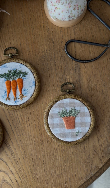 Mini Spring Embroidery Magnets (sold separately)