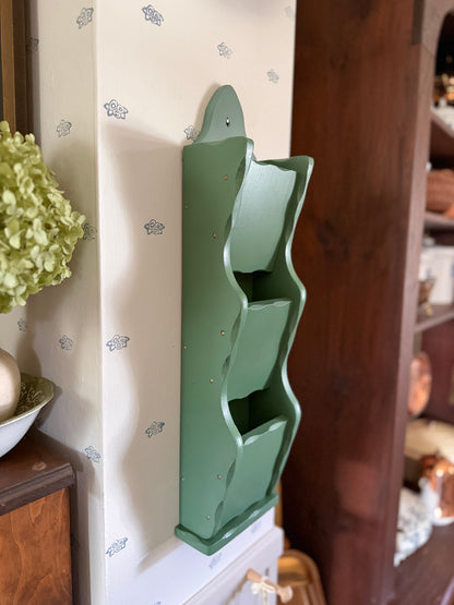 Wooden Wall Mail Organizer