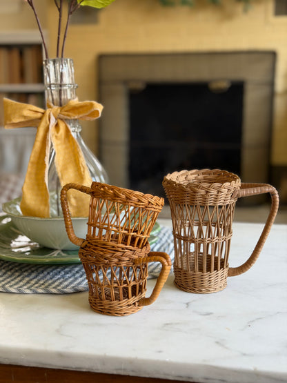 Vintage Wicker Cup Holders (sold separately)