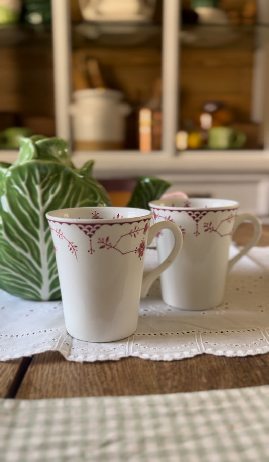 Set of 2 Franciscan English Ironstone Mugs