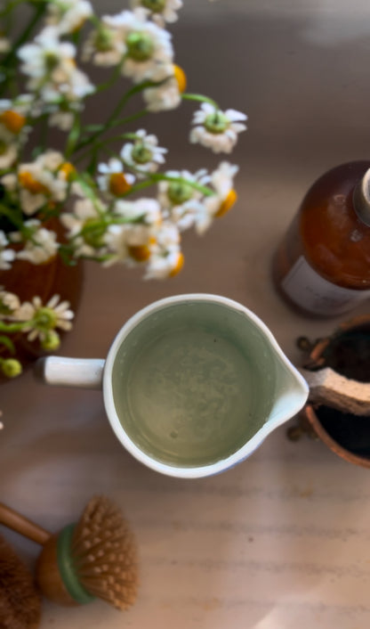 Blue Floral Pitcher
