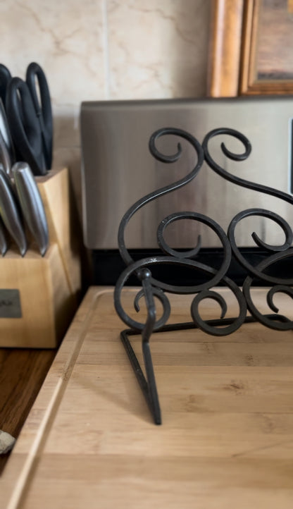 Wrought Iron Cook Book Holder