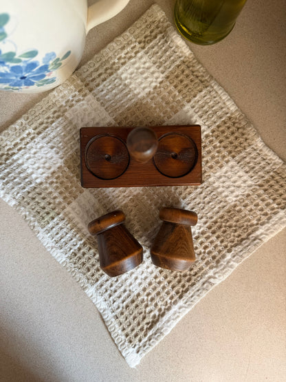 Wooden Salt and Pepper Shaker Set