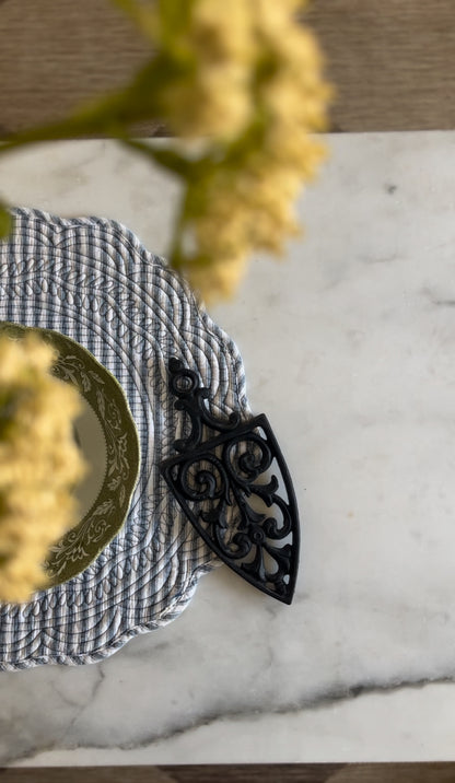 Wrought Iron Trivet (3 available, different sizes)