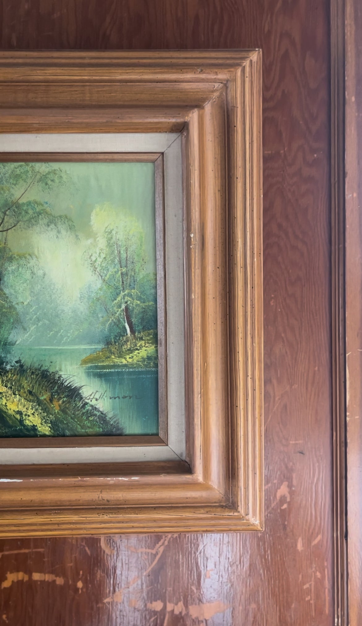 Signed Landscape Oil Painting