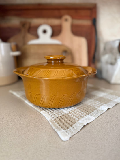 Mustard Colored T. G. Green ltd English Serving Pot