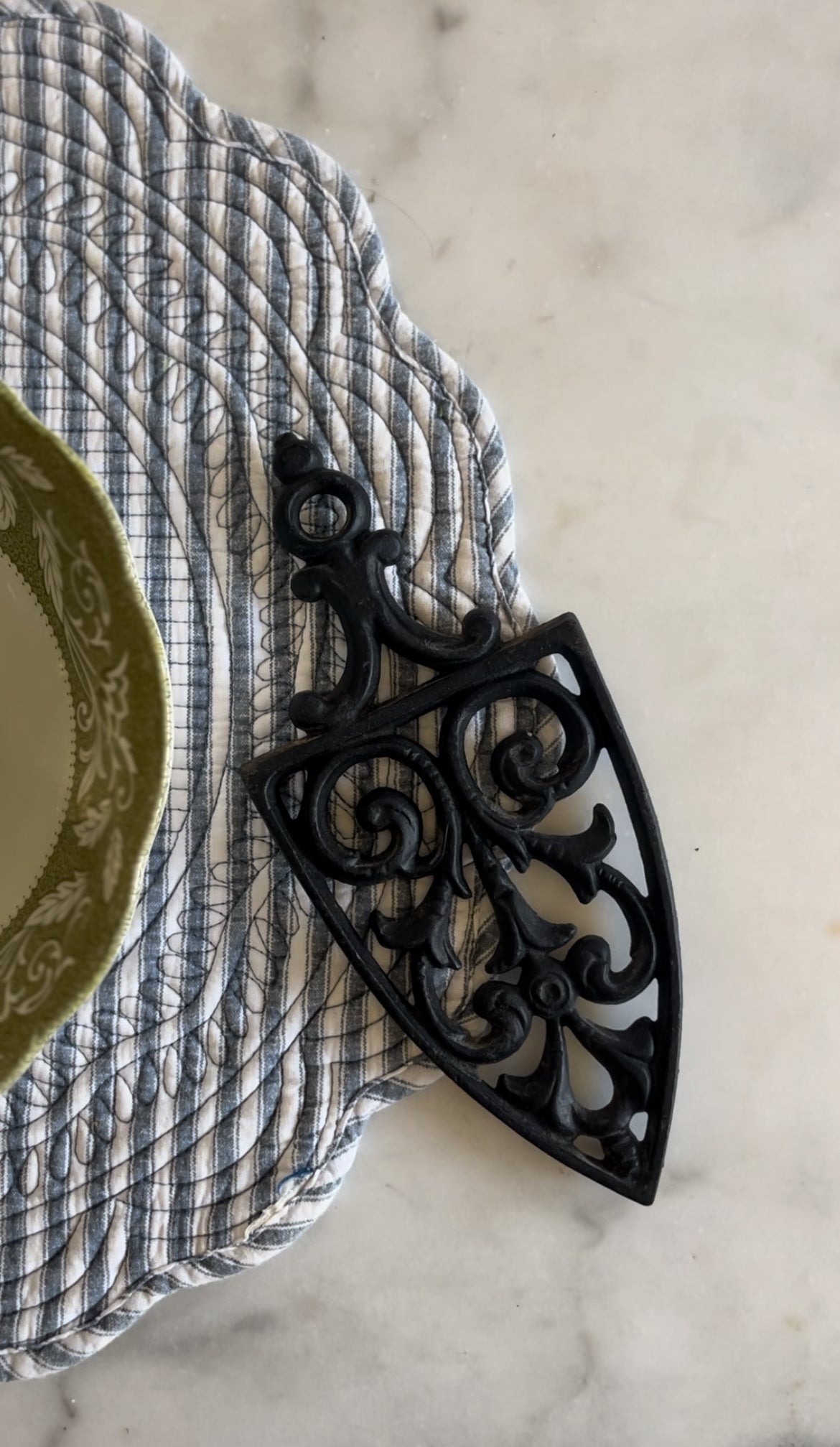 Wrought Iron Trivet (3 available, different sizes)